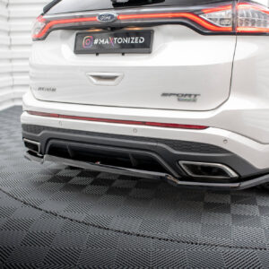 Maxton Design Задний сплиттер (с вертикальными планками) Ford Edge Sport Mk2