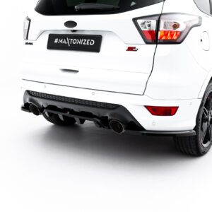 Maxton Design Задний сплиттер (с вертикальными планками) Ford Kuga ST-Line Mk2 Facelift
