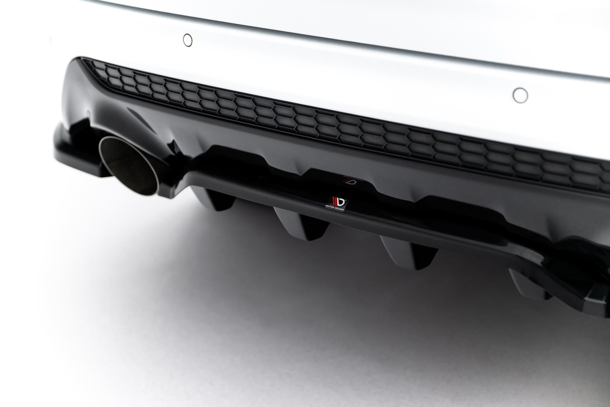 Maxton Design Задний сплиттер (с вертикальными планками) Ford Kuga ST-Line Mk2 Facelift — изображение 4