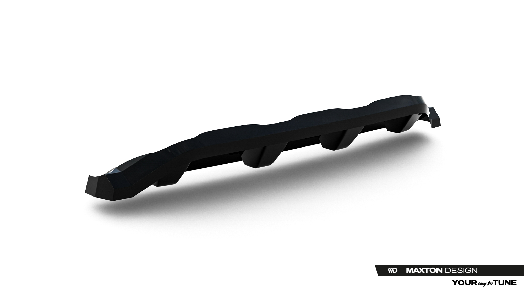 Maxton Design Задний сплиттер (с вертикальными планками) Ford Kuga ST-Line Mk2 Facelift — изображение 9