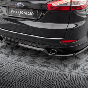 Maxton Design Задний сплиттер (с вертикальными планками) Ford Mondeo ST-Line Estate Mk4 Facelift