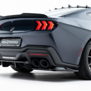 Maxton Design Задний сплиттер (с вертикальными планками) Ford Mustang Dark Horse Mk7
