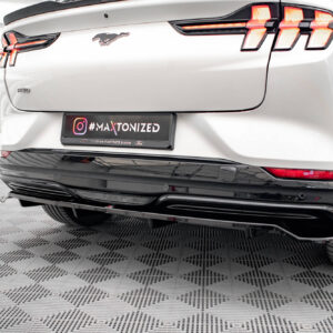 Maxton Design Задний сплиттер (с вертикальными планками) Ford Mustang Mach-E Mk1