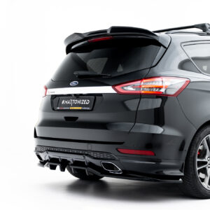 Maxton Design Задний сплиттер (с вертикальными планками) Ford S-Max ST-Line Mk2 Facelift