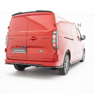 Maxton Design Задний сплиттер (с вертикальными планками) Ford Transit Custom / Tourneo Custom Mk2