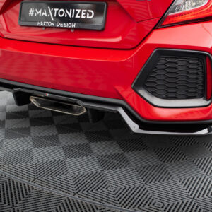 Maxton Design Задний сплиттер (с вертикальными планками) для Honda Civic SI Mk10