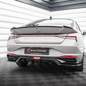 Maxton Design Задний сплиттер (с вертикальными планками) Hyundai Elantra Mk7