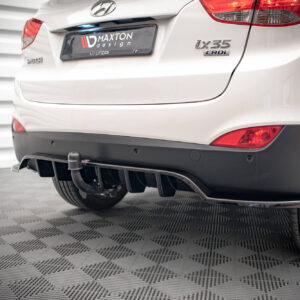 Maxton Design Задний сплиттер (с вертикальными планками) для Hyundai ix35 Mk1