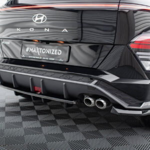 Maxton Design Задний сплиттер (с вертикальными планками) Hyundai Kona N-Line Mk2