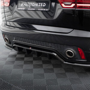 Maxton Design Задний сплиттер (с вертикальными планками) Jaguar E-Pace R-Dynamic Mk1