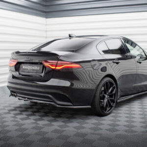 Maxton Design Задний сплиттер (с вертикальными планками) Jaguar XE X760 Facelift