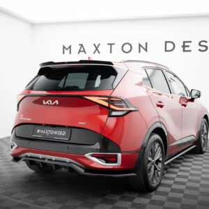 Maxton Design Задний сплиттер (с вертикальными планками) Kia Sportage GT-Line Mk5