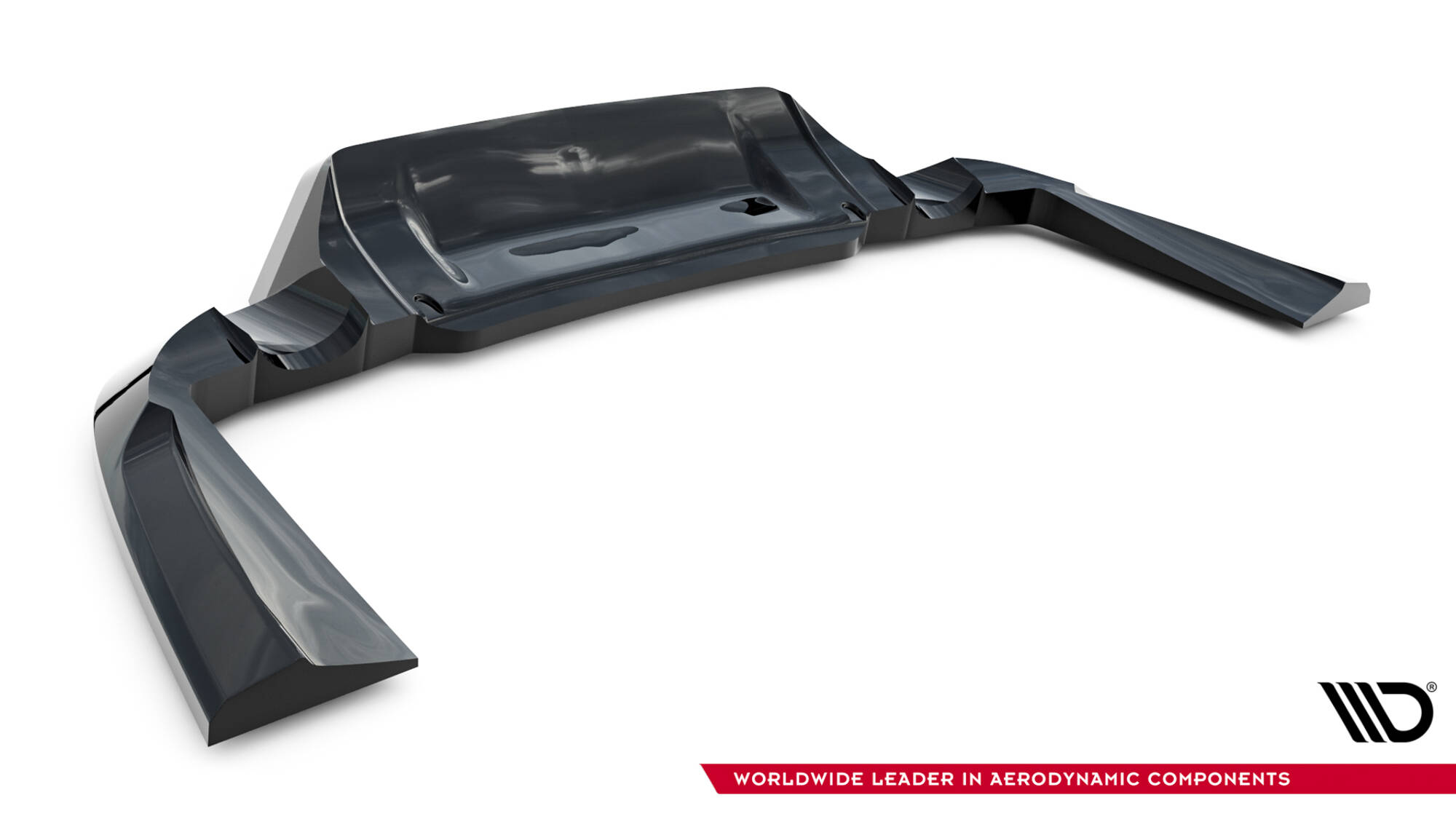 Maxton Design Задний сплиттер (с вертикальными планками) Land Rover Range Rover Sport Mk2 — изображение 6