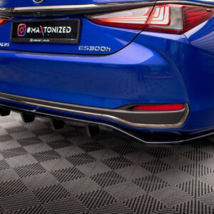 Maxton Design Задний сплиттер (с вертикальными планками) Lexus ES F Sport Mk7