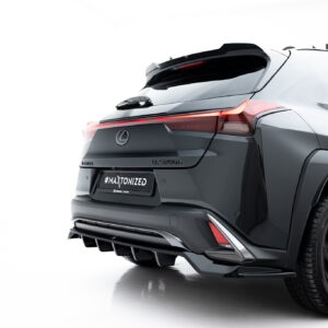 Maxton Design Задний сплиттер (с вертикальными планками) Lexus UX F-Sport Mk1