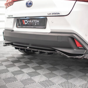 Maxton Design Задний сплиттер (с вертикальными планками) Lexus UX Mk1