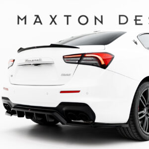 Maxton Design Задний сплиттер (с вертикальными планками) Maserati Ghibli Modena Mk3 Facelift