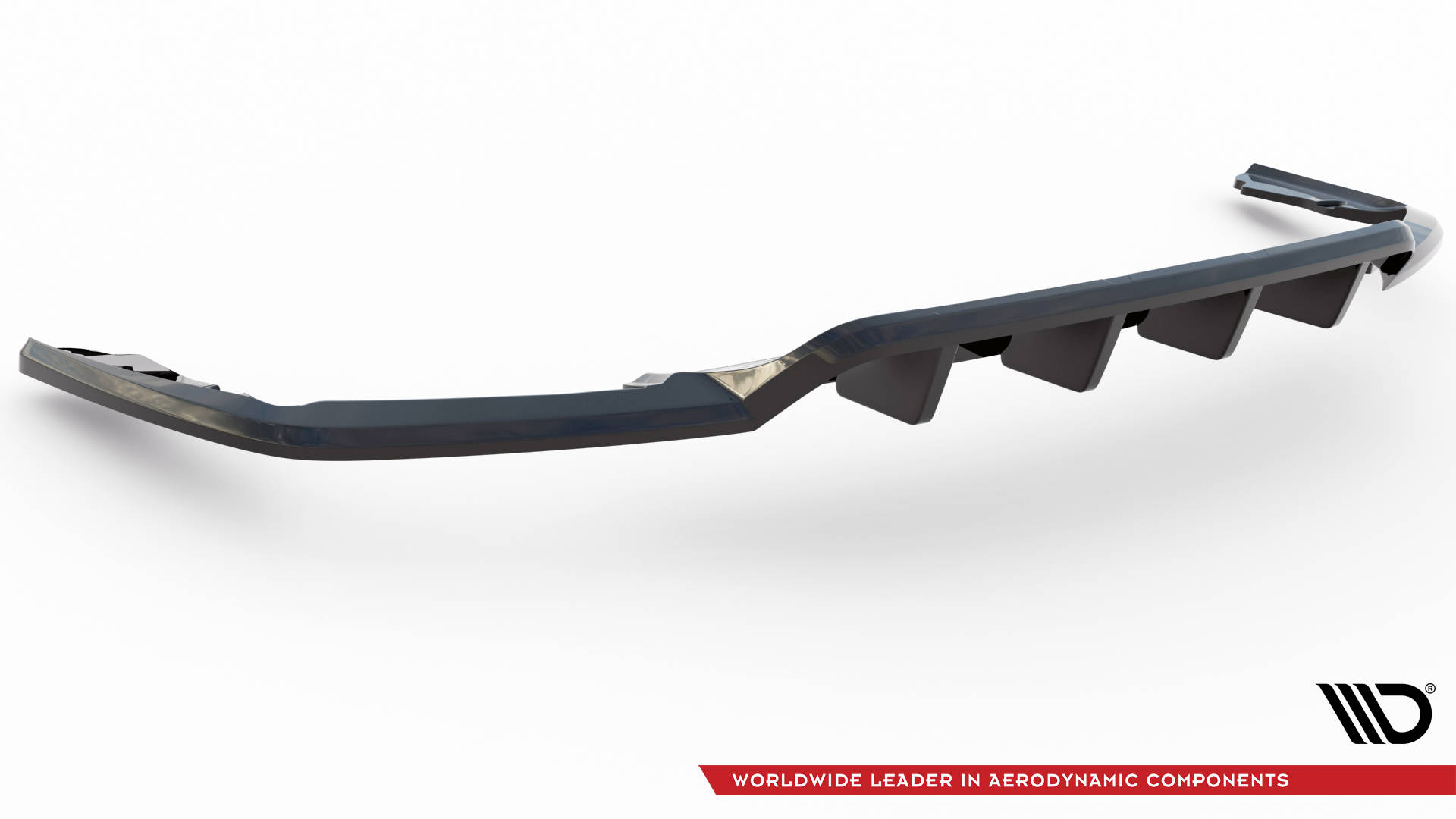 Maxton Design Задний сплиттер (с вертикальными планками) Maserati Levante Mk1 — изображение 8