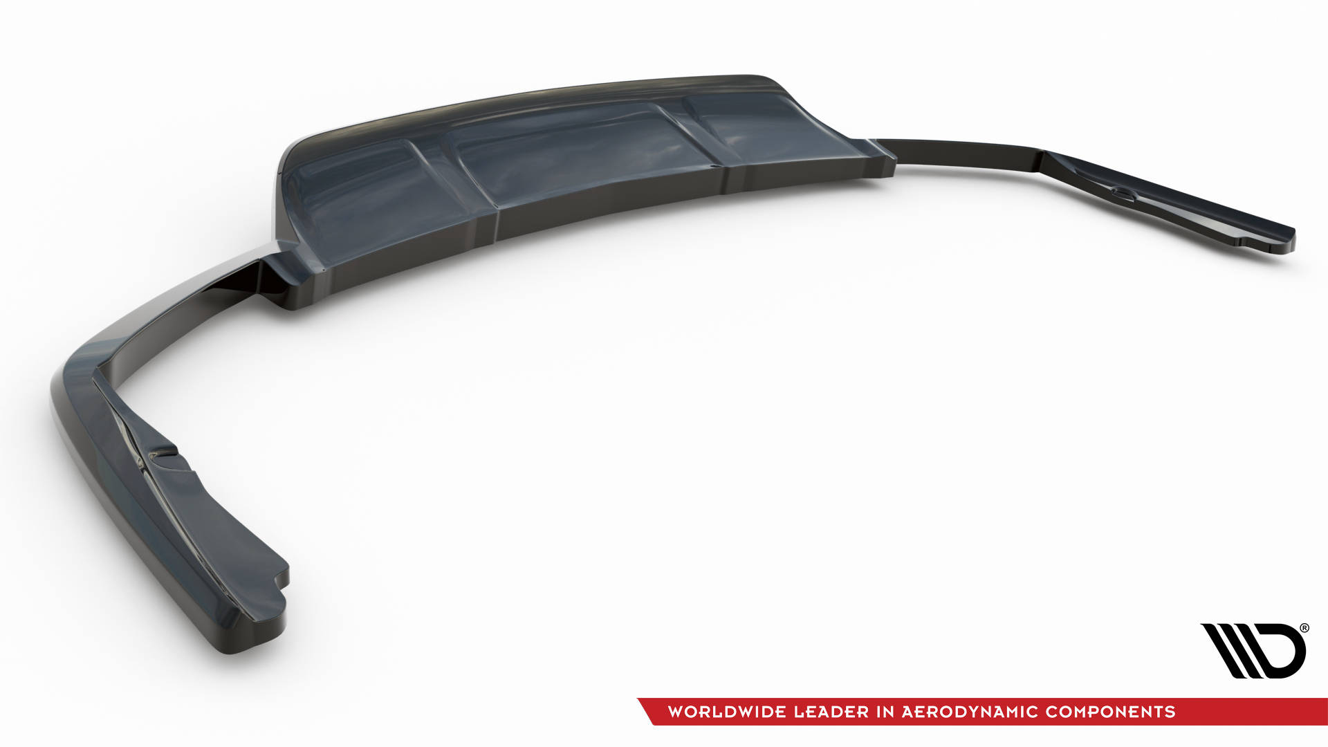 Maxton Design Задний сплиттер (с вертикальными планками) Maserati Levante Mk1 — изображение 9