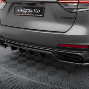 Maxton Design Задний сплиттер (с вертикальными планками) Maserati Levante Trofeo Mk1