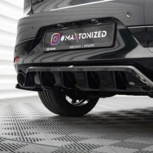 Maxton Design Задний сплиттер (с вертикальными планками) для Mazda 3 Mk4