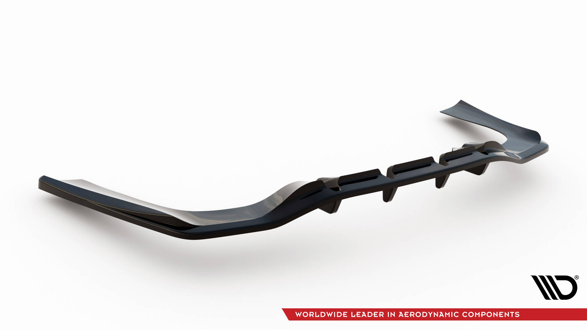 Maxton Design Задний сплиттер (с вертикальными планками) Mercedes-AMG CLA 35 / 45 Coupe / Shooting Brake C118 Facelift / X118 Facelift — изображение 5