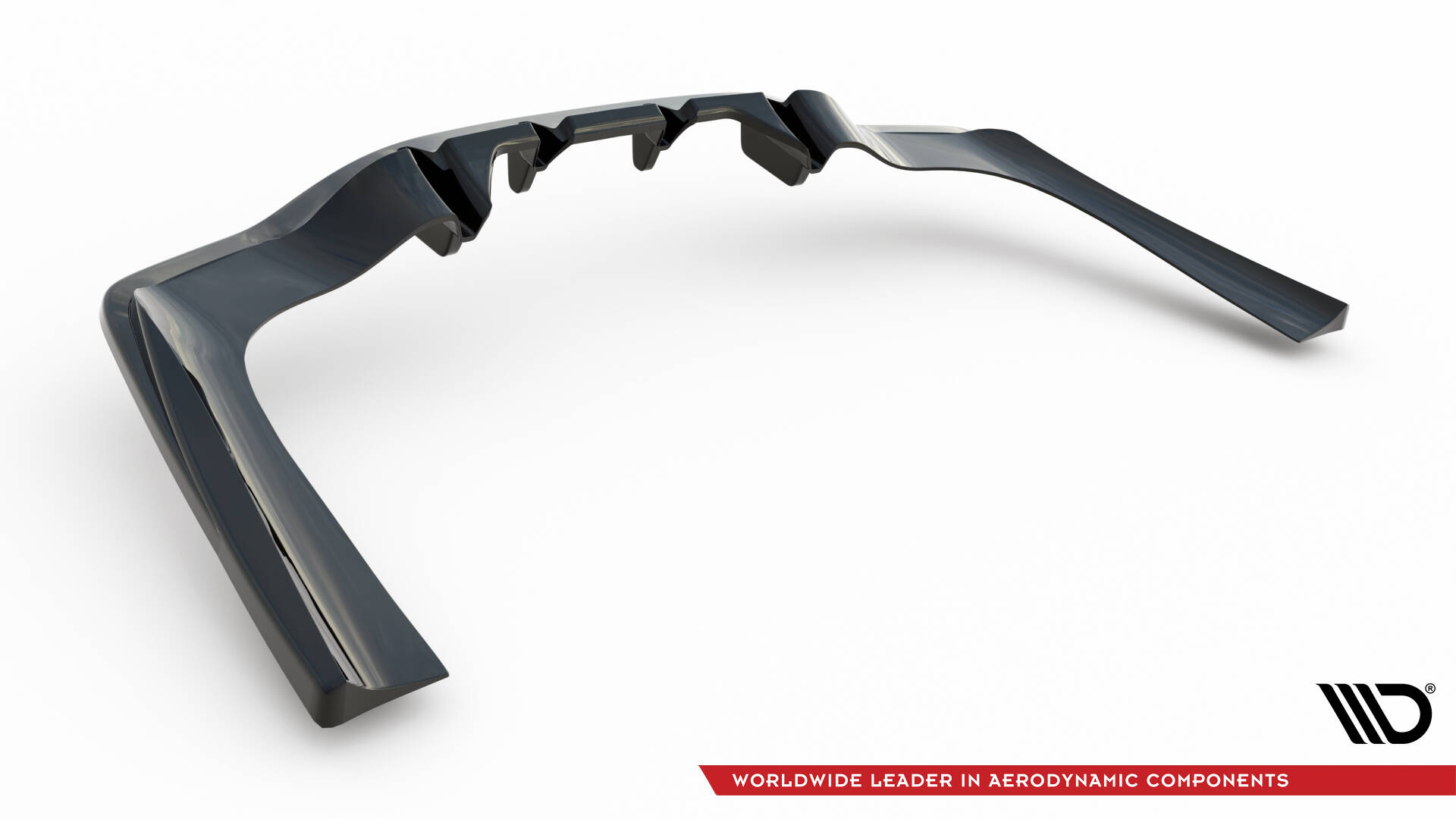 Maxton Design Задний сплиттер (с вертикальными планками) Mercedes-AMG CLA 35 / 45 Coupe / Shooting Brake C118 Facelift / X118 Facelift — изображение 6