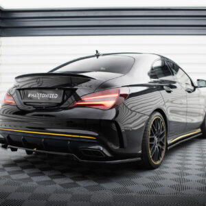 Maxton Design Задний сплиттер (с вертикальными планками) Mercedes-AMG CLA 45 C117 Facelift