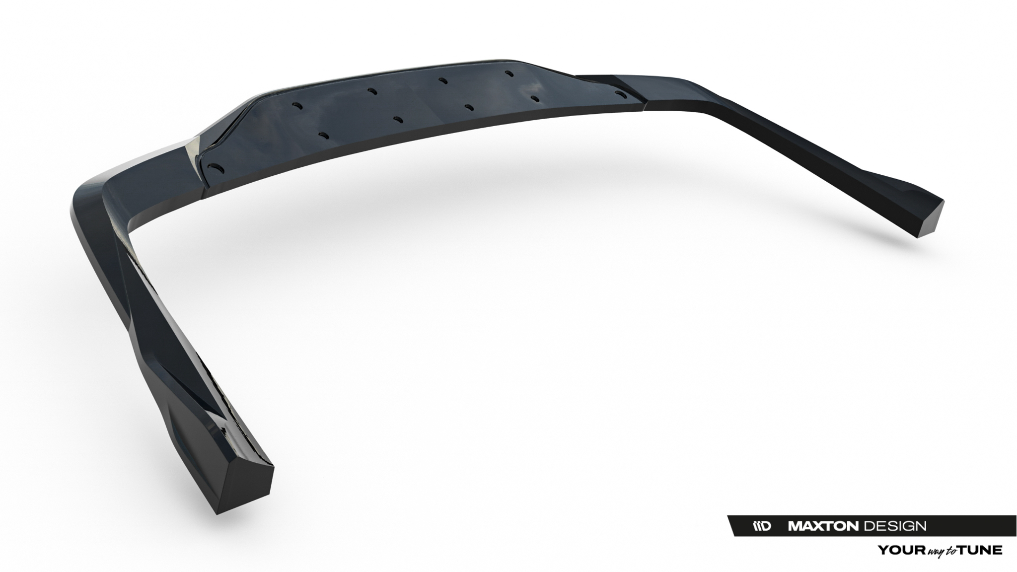 Maxton Design Задний сплиттер (с вертикальными планками) Mercedes-AMG CLE 53 Aero C236 — изображение 7