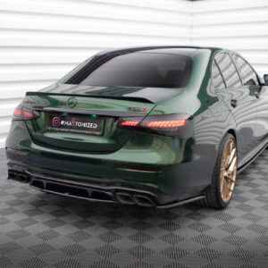 Maxton Design Задний сплиттер (с вертикальными планками) Mercedes-AMG E63 W213 Facelift