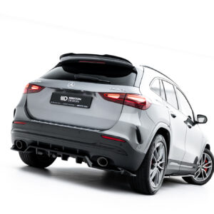 Maxton Design Задний сплиттер (с вертикальными планками) Mercedes-AMG GLA 35 H247 рестайлинг