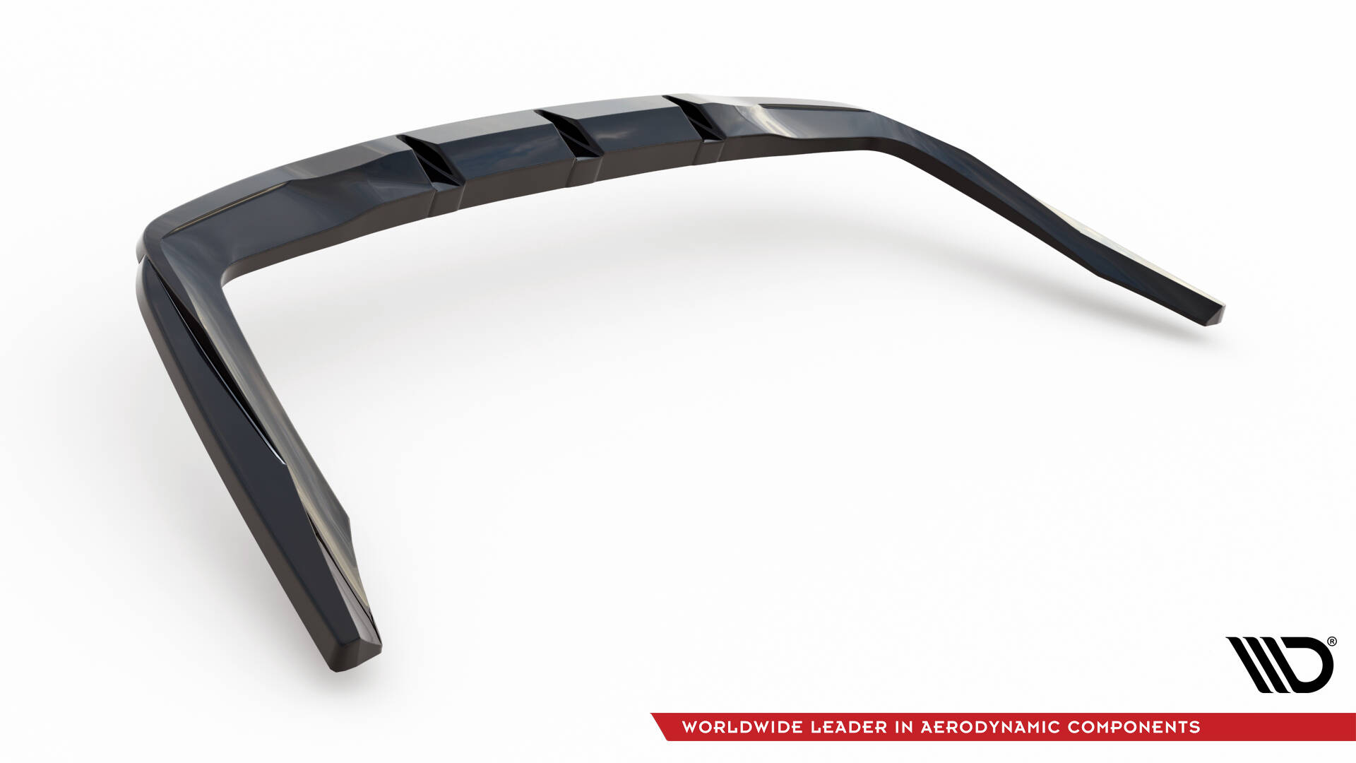 Maxton Design Задний сплиттер (с вертикальными планками) Mercedes-AMG GT 43 4-дверное купе V8, пакет тюнинга X290 — изображение 6