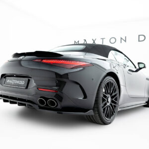 Maxton Design Задний сплиттер (с вертикальными планками) Mercedes-AMG SL 63 R232