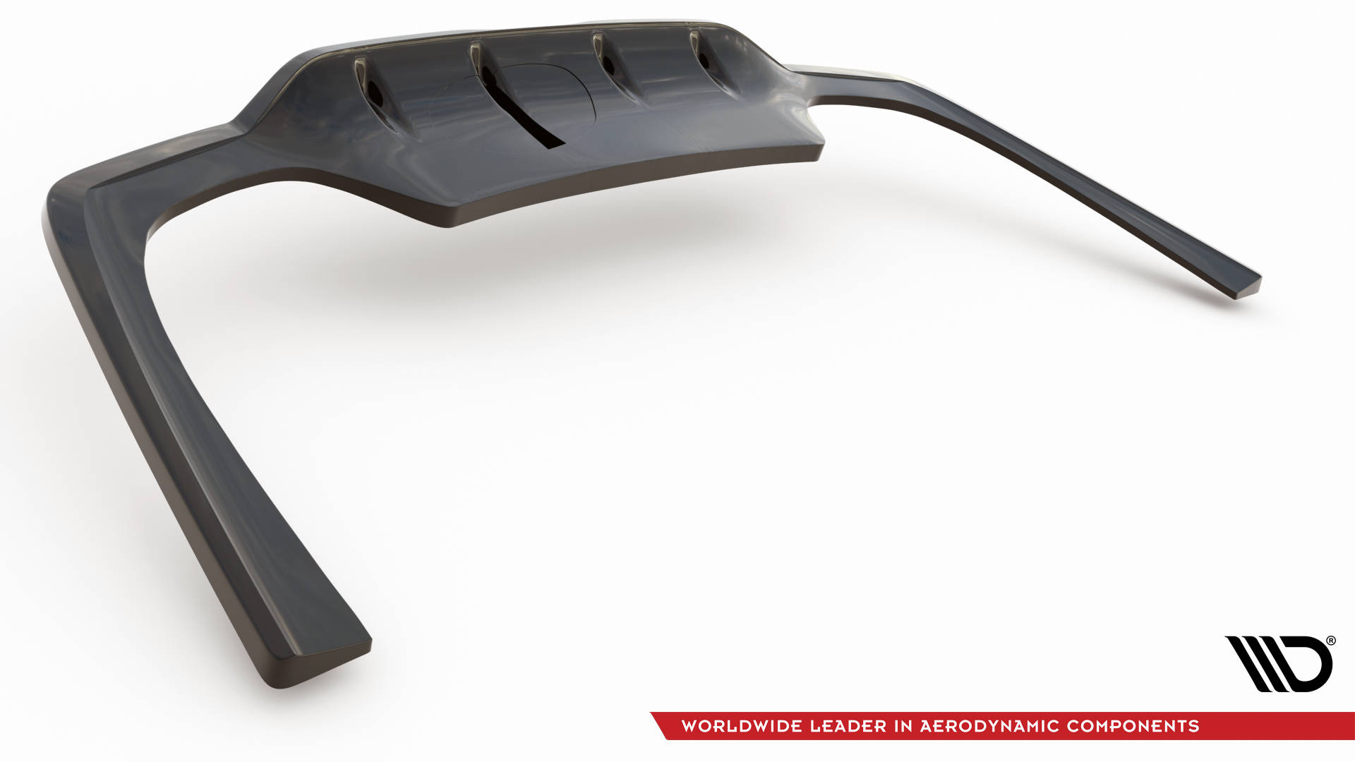 Maxton Design Задний сплиттер (с вертикальными планками) Mercedes-Benz C AMG-Line W206 — изображение 6