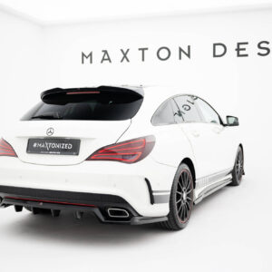 Maxton Design Задний сплиттер (с вертикальными планками) Mercedes-Benz CLA AMG-Line C117