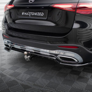 Maxton Design Задний сплиттер (с вертикальными планками) Mercedes-Benz GLC AMG-Line X254