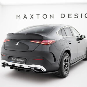 Maxton Design Задний сплиттер (с вертикальными планками) Mercedes-Benz GLC Coupe AMG-Line C254