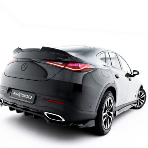 Maxton Design Задний сплиттер (с вертикальными планками) Mercedes-Benz GLC Coupe C254