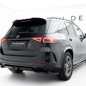 Maxton Design Задний сплиттер (с вертикальными планками) Mercedes-Benz GLE SUV AMG-Line W167 / W167 Facelift