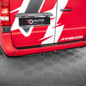 Maxton Design Задний сплиттер (с вертикальными планками) Mercedes-Benz Vito Long / V Long W447 Facelift