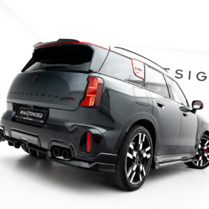 Maxton Design Задний сплиттер (с вертикальными планками) Mini Countryman JCW U25