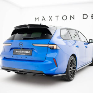 Maxton Design Задний сплиттер (с вертикальными планками) Opel Astra Sports Tourer L (MK6)