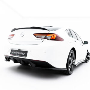 Maxton Design Задний сплиттер (с вертикальными планками) Opel Insignia OPC-Line Mk2
