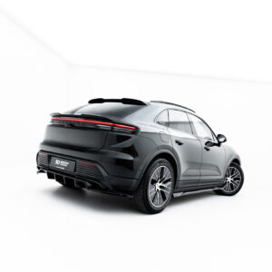 Maxton Design Задний сплиттер (с вертикальными планками) Porsche Macan EV Mk1