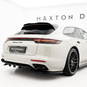 Maxton Design Задний сплиттер (с вертикальными планками) Porsche Panamera GTS Sport Turismo 971 Facelift