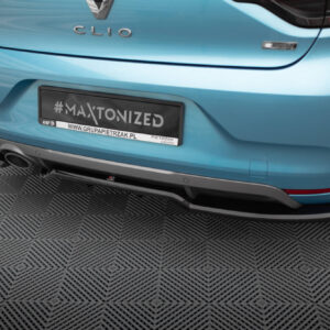 Maxton Design Задний сплиттер (с вертикальными планками) Renault Clio RS Line Mk5