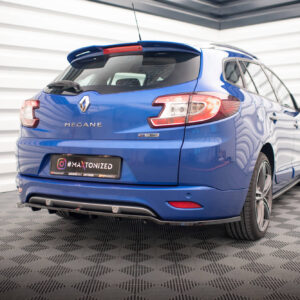 Maxton Design Задний сплиттер (с вертикальными планками) Renault Megane GT Line Grandtour Mk3 Facelift