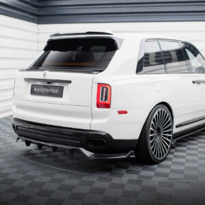 Maxton Design Задний сплиттер (с вертикальными планками) Rolls Royce Cullinan