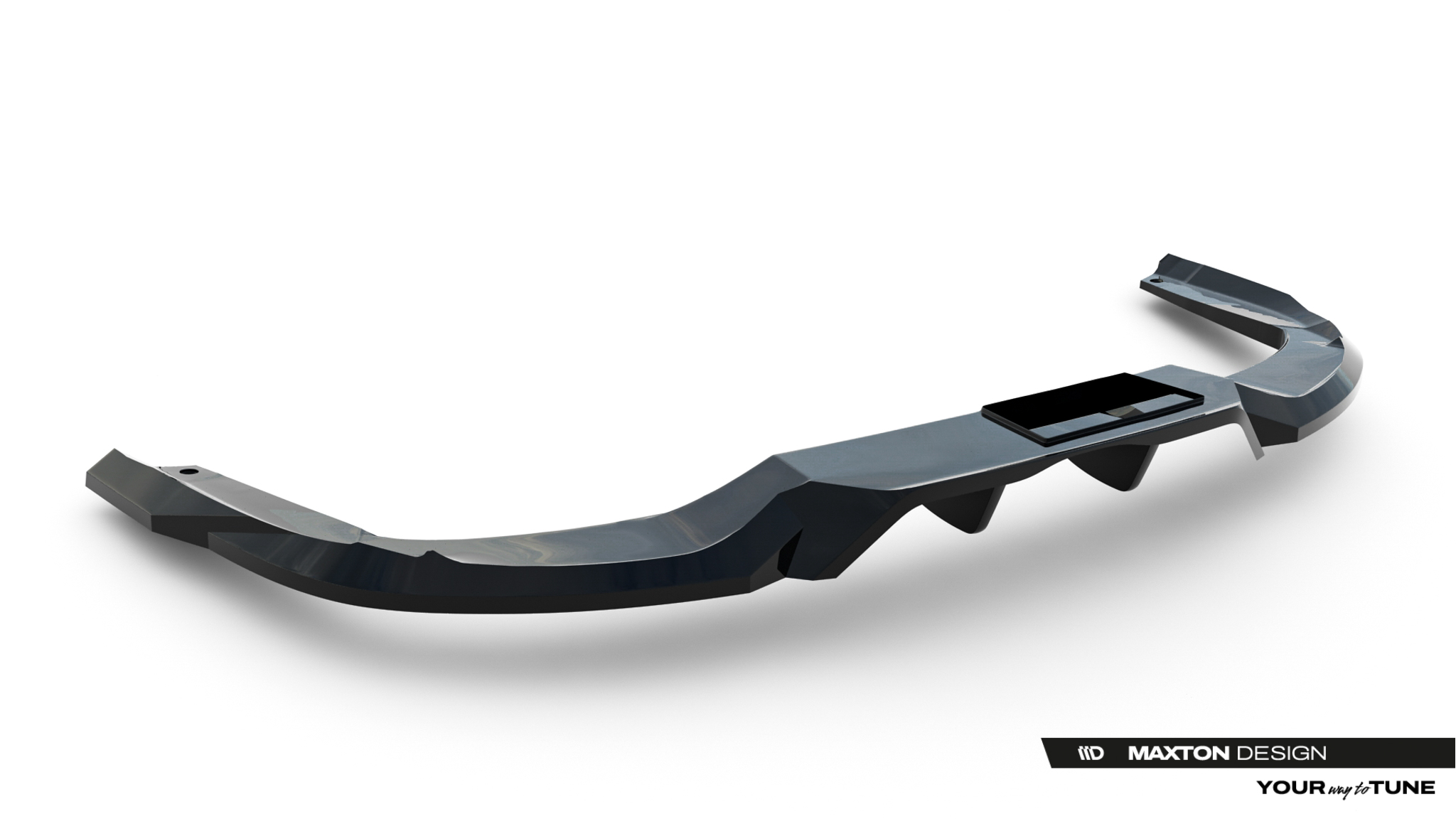 Maxton Design Задний сплиттер (с вертикальными планками) Skoda Kodiaq Sportline Mk2 — изображение 7