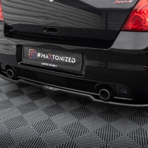 Maxton Design Задний сплиттер (с вертикальными планками) Suzuki Swift Sport Mk4